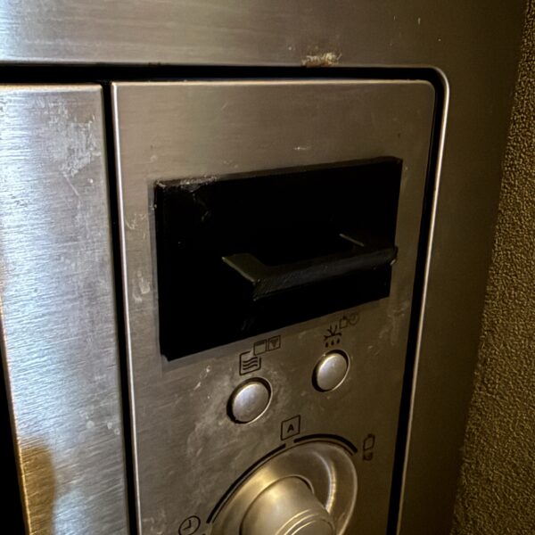 microwave clock light cover